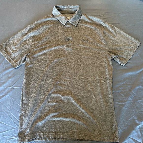 Under Armour Other - Under Armour Men's Heather Gray Golf‎ Polo Shirt